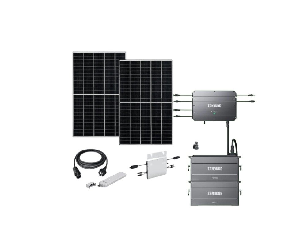 Balkonkraftwerk 1,6 kWp + 2.000 kWh Batteriespeicher