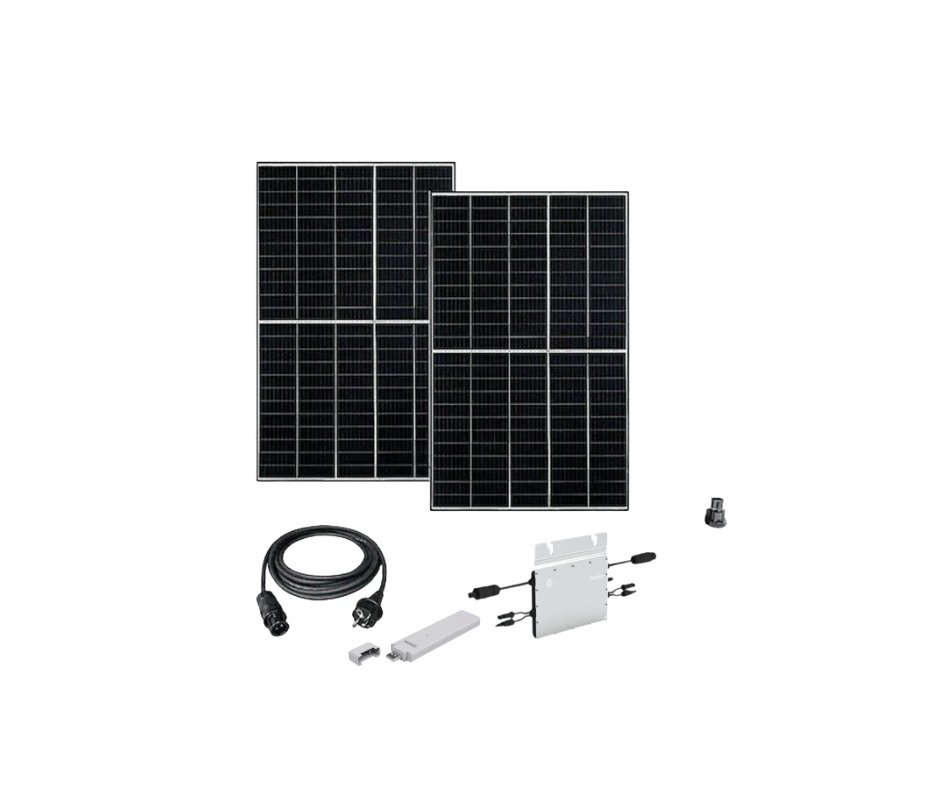 Balkonkraftwerk 800 Wp + 2.000 kWh Batteriespeicher