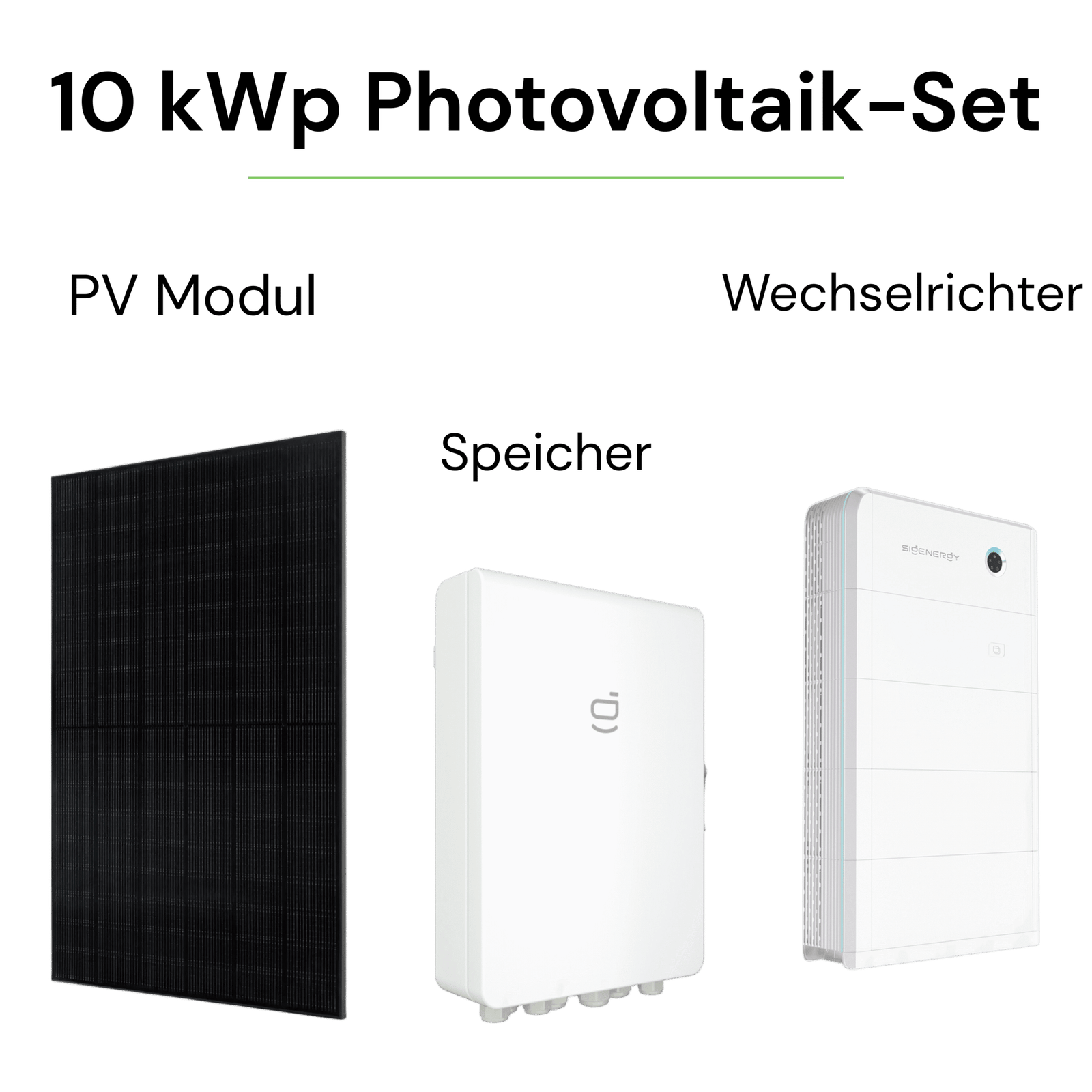 10 kWp Photovoltaik-Set